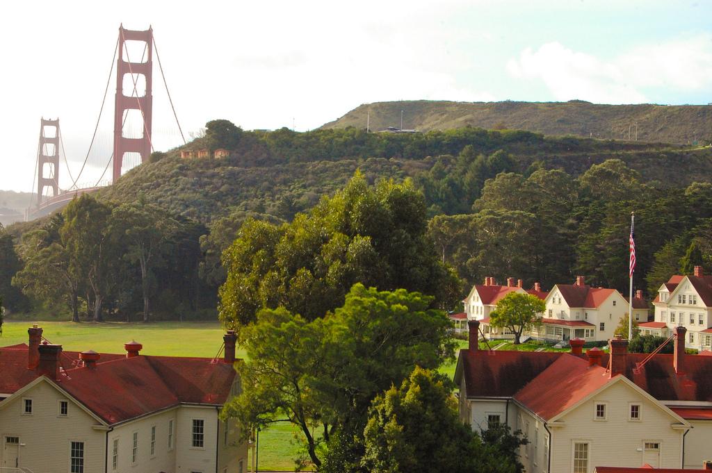 Cavallo Point lodge overlooking the bay